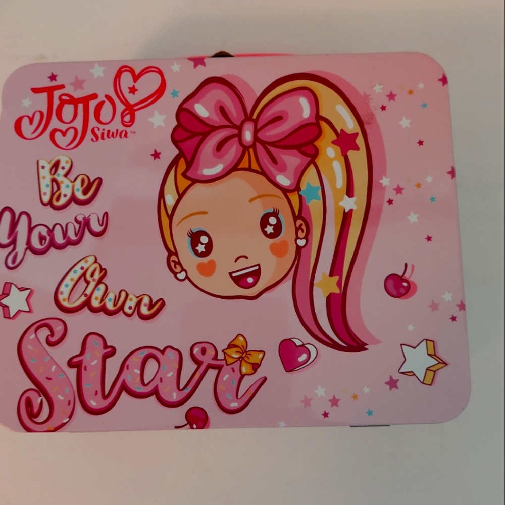 JoJo Siwa Pink Star Toy Box Lunch Box